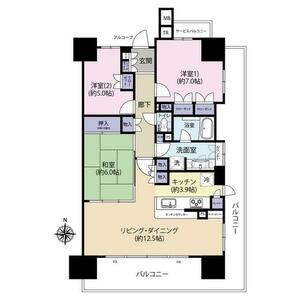 3LDK 間取り図