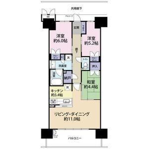 3LDK 間取り図