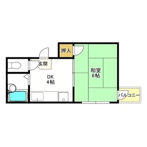 ワンルーム 間取り図