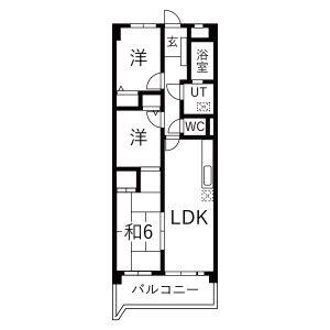 3LDK 間取り図