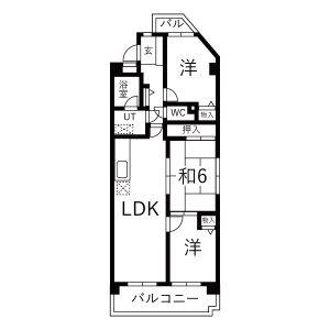 3LDK 間取り図