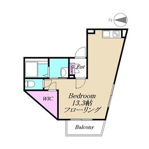 ワンルーム 間取り図