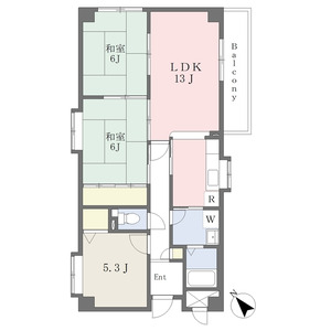 3LDK 間取り図