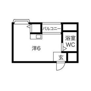 ワンルーム 間取り図