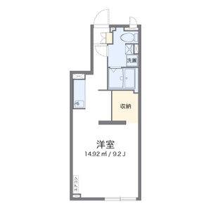 ワンルーム 間取り図