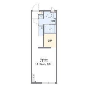 ワンルーム 間取り図