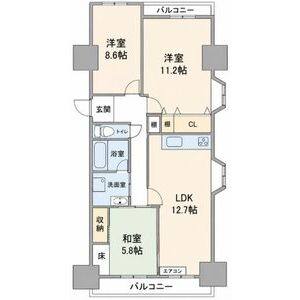 3LDK 間取り図