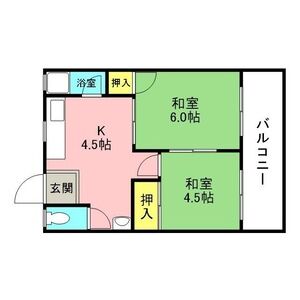 2K 間取り図