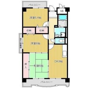 3LDK 間取り図