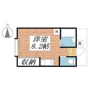 ワンルーム 間取り図