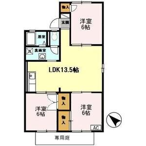 3LDK 間取り図