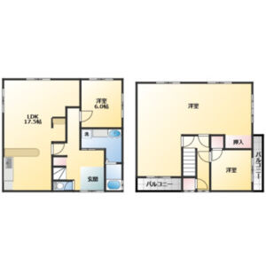 3LDK 間取り図