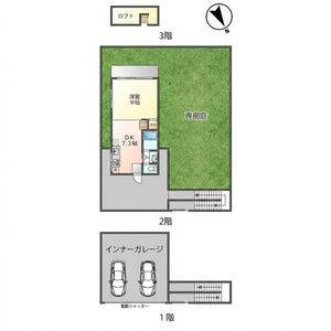 1DK 間取り図