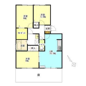 3LDK 間取り図