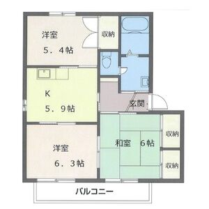 3K 間取り図
