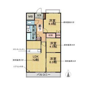 3LDK 間取り図