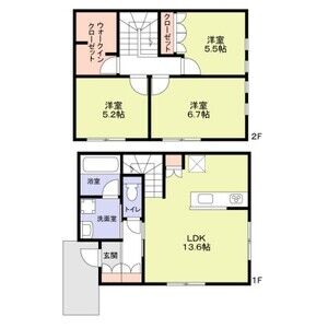 3LDK 間取り図