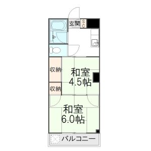 2K 間取り図