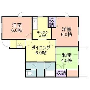 3LDK 間取り図