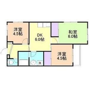 3DK 間取り図