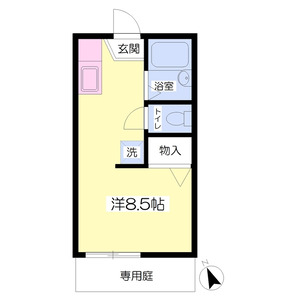 ワンルーム 間取り図