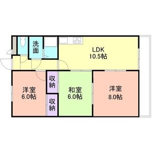 3LDK 間取り図