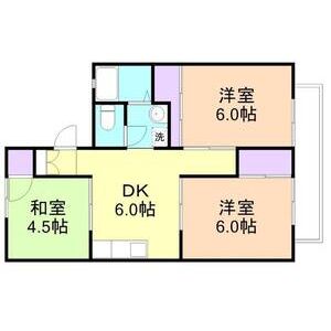 3DK 間取り図