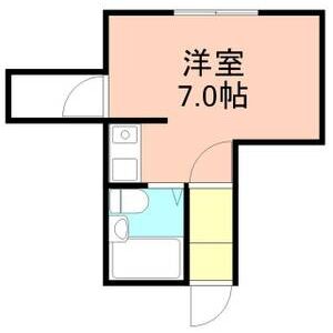 ワンルーム 間取り図