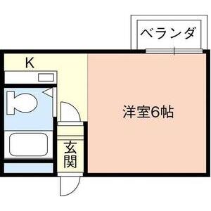 ワンルーム 間取り図