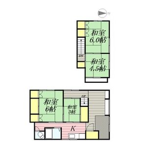 4K 間取り図