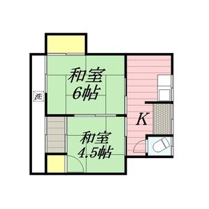 2K 間取り図