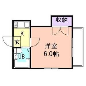 ワンルーム 間取り図
