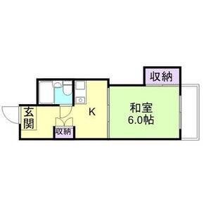 ワンルーム 間取り図