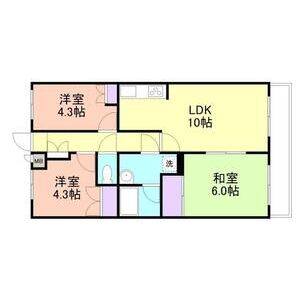 3LDK 間取り図
