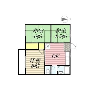 3DK 間取り図