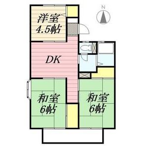 3DK 間取り図