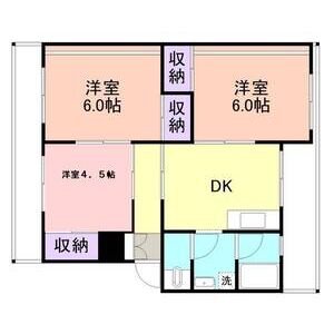 3DK 間取り図