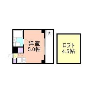 ワンルーム 間取り図