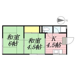 2K 間取り図