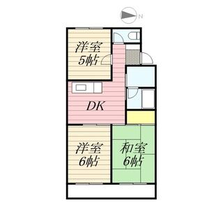 3DK 間取り図