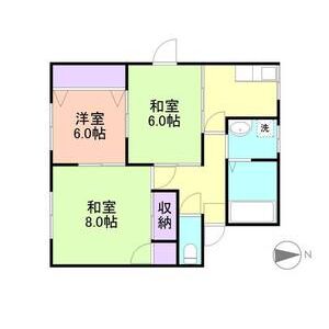 3DK 間取り図