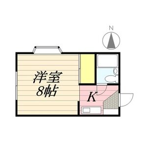 ワンルーム 間取り図