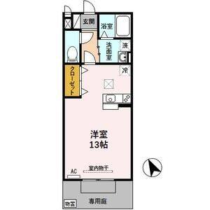 ワンルーム 間取り図