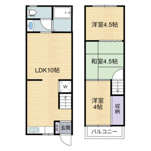 3LDK 間取り図