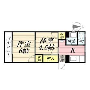 2K 間取り図