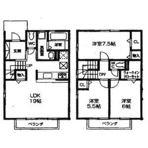 3LDK 間取り図