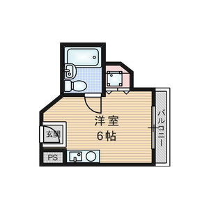 ワンルーム 間取り図