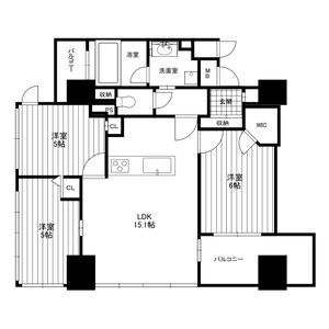 3LDK 間取り図