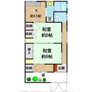 2K 間取り図