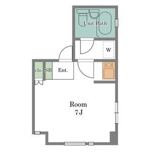 ワンルーム 間取り図